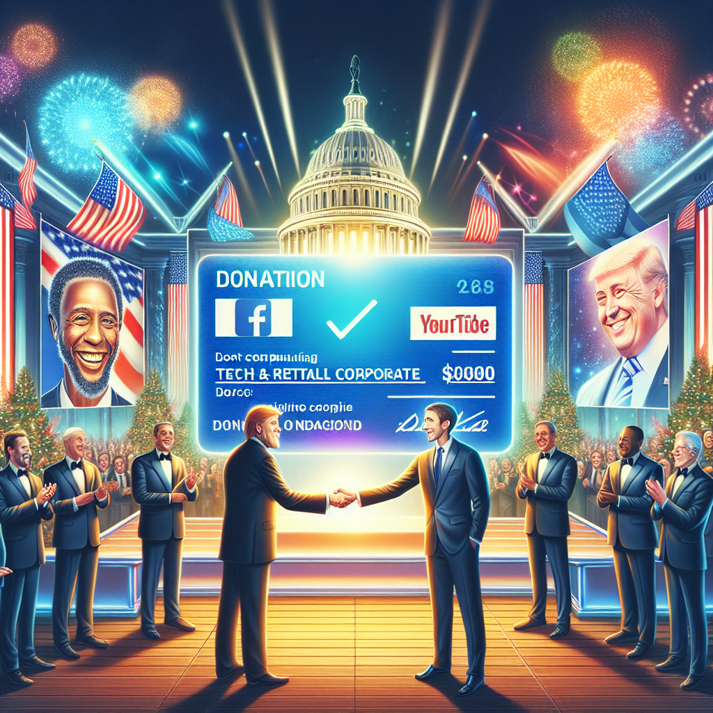 Meta, Amazon y OpenAI donan un millón de dólares cada uno para la ceremonia de toma de posesión de Trump